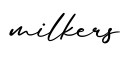 单词milkers书写