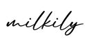 单词milkily书写