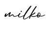 单词milko书写
