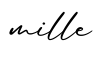 单词mille书写