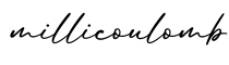单词millicoulomb书写