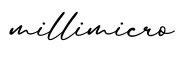 单词millimicro书写