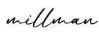单词millman书写