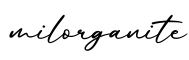 单词milorganite书写