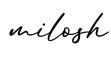 单词milosh书写