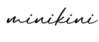 单词minikini书写