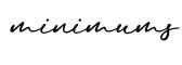单词minimums书写