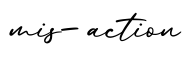 单词mis-action书写