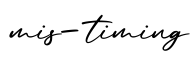 单词mis-timing书写
