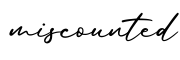 单词miscounted书写