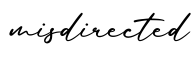 单词misdirected书写