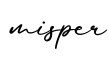 单词misper书写
