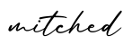 单词mitched书写