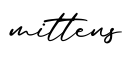 单词mittens书写