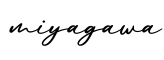 单词miyagawa书写