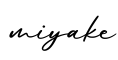 单词miyake书写