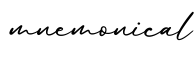 单词mnemonical书写