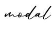 单词modal书写