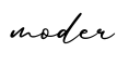 单词moder书写
