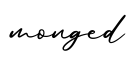 单词monged书写