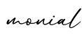 单词monial书写