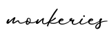 单词monkeries书写