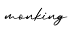 单词monking书写