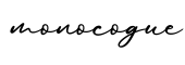 单词monocogue书写
