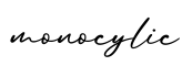 单词monocylic书写