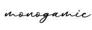 单词monogamic书写