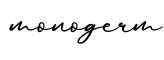 单词monogerm书写