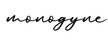 单词monogyne书写