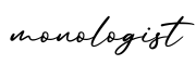 单词monologist书写