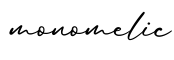 单词monomelic书写