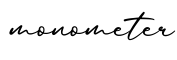 单词monometer书写