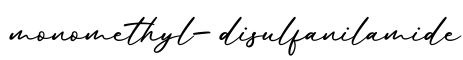 单词monomethyl-disulfanilamide书写