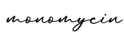 单词monomycin书写