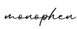 单词monophen书写