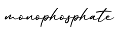 单词monophosphate书写