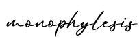 单词monophylesis书写