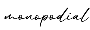 单词monopodial书写