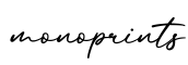 单词monoprints书写