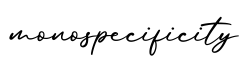 单词monospecificity书写