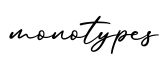 单词monotypes书写
