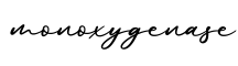 单词monoxygenase书写