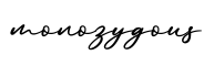 单词monozygous书写