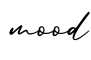 单词mood书写