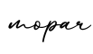 单词mopar书写