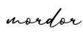 单词mordor书写