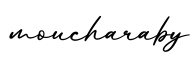 单词moucharaby书写